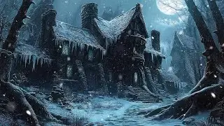 The Snowbound Tower of Hollownight | Celtic Medieval Winter Ambience for Relaxation & Deep Focus
