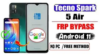 Tecno Spark 5 Air Frp Bypass Android 11 || Without Pc 2025 || Tecno (Kd6) Google Account Bypass