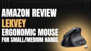 Vertical Ergonomic Mouse for Small Hands Review 🖱️ | Lekvey Wireless Mouse