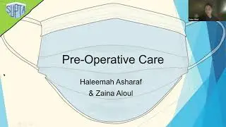 SUPTA Week 1: Preoperative Care