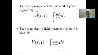 4. Helm Holtz Theorem and Retarded potentials by Dr P JSK