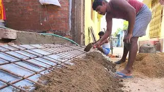 WoW Amazing Idea In Do creative New Style With Kadappa slab Bars Installation And Reinforcement Ramp