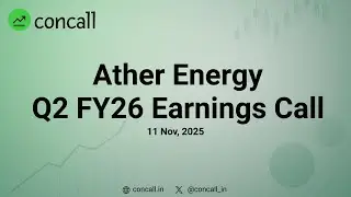 Ather Energy Q2 FY26 Earnings Conference Call | Concall.in