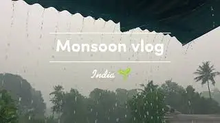 Monsoon vibes in India/ Rainy days Vlog#monsoon #monsoonindia  #monsoonvlog