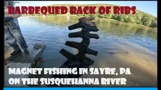 Pruyne Time Magnet Fishing: Epic Finds on Mighty Susquehanna River 🌊 Rib Rack & Car Crank Showdown