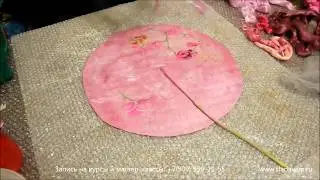 Валяние беретки из шерсти - мастер-класс