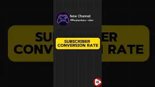 How to Calculate Subscriber Conversion Rate to grow #shorts #subscribe #subscribers