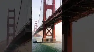 AI fake video of Golden Gate Bridge Collapsing #ai #runwayml #runwayml #veo3 #klingai #sanfrancisco