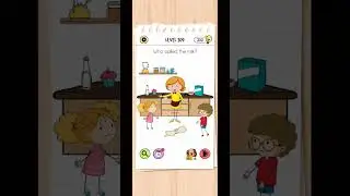 Level 209 // who spilled the milk? Brain test #games #braintestinggame #logicgames #braingames