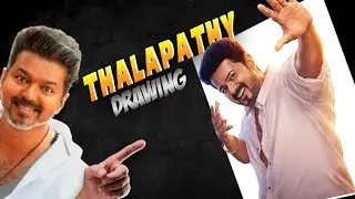 I Draw Thalapathy Vijay from Jana Nayagan | Pencil Sketch