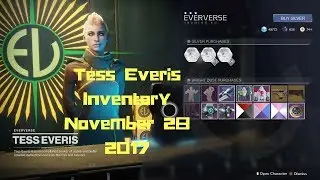 Destiny 2 Tess Everis Inventory November 28 2017