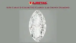 💎 6.04 Carat D Color VS2 Clarity Lab Grown Diamond #labgrowndiamond #ajretail