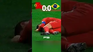 The Day Cristiano Ronaldo injury 🤯 Showed Brazil & CR7 |  Portugal vs Brazil FIFA match 🔥| #football