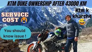 43000 km KTM DUKE 200 BS6 OWNERSHIP REVIEW | Service cost | Duke 200 | Duke 200 Major Issues