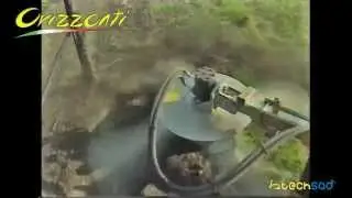Wygarniacz gałęzi w sadzie Orizzonti Aquilla 2