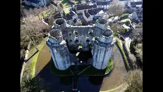 A 14th century castle at Nunney by Sir John Delamare - #irishmac093