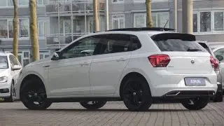Volkswagen NEW Polo R-Line 2020 in 4K Pure White 16 inch Sebring Black walk around & detail inside