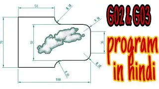 G02 & G03 circular interpolation program example cnc
