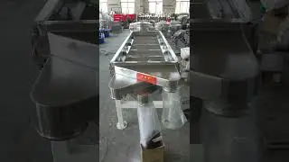 Linear vibrating sieve for particle separation