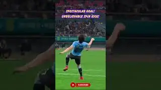 Spectacular Goal! Unbelievable Spin Kick #SpinkKick #spectaculargoals  #soccerplayer