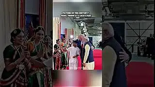 Trump & Modi&rsquo;s Red Carpet Walk Takes a Surprise Turn! 🤯📸Must-See Moment! #modi #trump #shorts #edit
