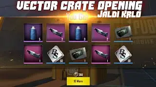 Vector Crate Opening Video✨ | Pubg lite new crate Opening Video | @JaatGamingYT @GABRUOP_
