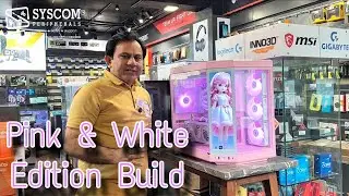 WHITE & PINK GAMING PC BUILD FOR GAMER GIRLS