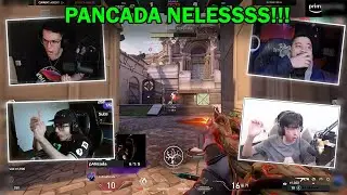 STREAMERS REAGINDO AO CLUTCH DO PANCADA | LOUD vs OPTIC