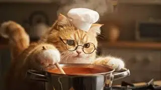 The Cat Chef: From Market to Plate | ASMR Cooking