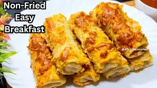 No flour no maida easy & healthy non-fried Kids lunch box recipe || Quick Breakfast Recipe ||