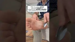 Plantar Fasciitis Spoon Hack for Pain-Free Feet 🦶