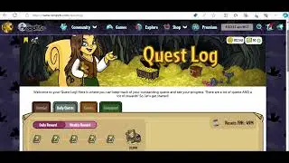 Neopets - Finding Out What My Weekly Reward is (1 January 2024 Monday)