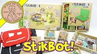 Stikbot Toy Extravaganza StikGorilla - StikCow Pets & Huge Stikbot Farm Movie Set