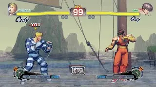 Cody vs Guy (Hardest) Street Fighter 4.| Epic Battle