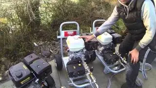Comparison of Pressure washer Pump types - Direct Drive , reduction gearbox & Belt drive