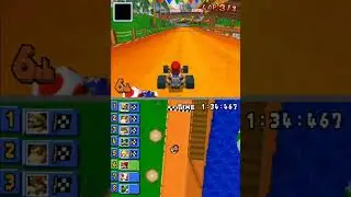 Mario Drives Into A Fake Item Box! | Mario Kart DS