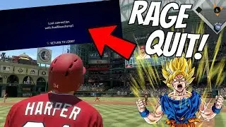 DIAMOND BRYCE HARPER MADE HIM RAGE QUIT!? WALK-OFF SPIRIT BOMB! MLB THE SHOW 17 BATTLE ROYALE