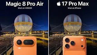 Honor Magic 8 Pro Air VS iPhone 17 Pro Max Camera Test Comparison 