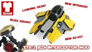 2bricks LEGO Jedi Interceptor set 75281 Modification!