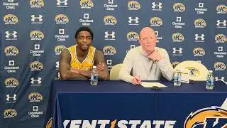Postgame: Kent State's Cian Medley and Rob Senderoff