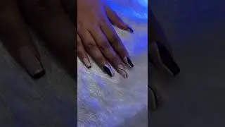 When elegance speaks in French🥂✨ #song #coversong #bollywood #nailart