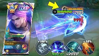 20 KILLS!! WHEN GLOBAL NOLAN ABUSE THIS NEW COOLDOWN BUILD & EMBLEM IN SOLO RANK 2026!! - MLBB