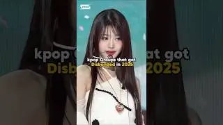 kpop Groups that got Disbanded in 2025??