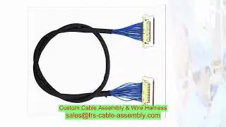 Ultrasound Probe Micro-Coax 44 Awg Fine Strand twinax cable samtec AWG 48 micro coax Mexico factory