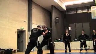 Jumonji in Battle, Yakov Schacht seminar, Ninjutsu Akademie Hamburg in AKBAN