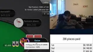 Daily Marathon/Pokerstars/Almost the final table