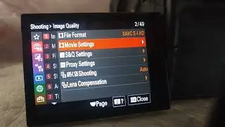 Sony A7S3 XAVCS vs I HD rec duration on 128GB