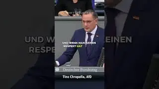 Tino Chrupalla &uuml;ber fehlenden Respekt❗️ #politik #deutschland #ampel #kritik #cdu #afd #gr&uuml;ne