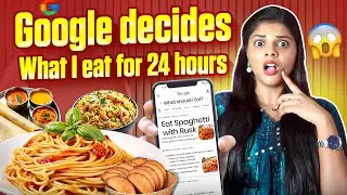 GOOGLE Decides What I Eat for 24 Hours!! | Jenni’s Hacks