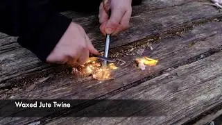 Waxed Jute Tinder by Randall's Adventure & Training